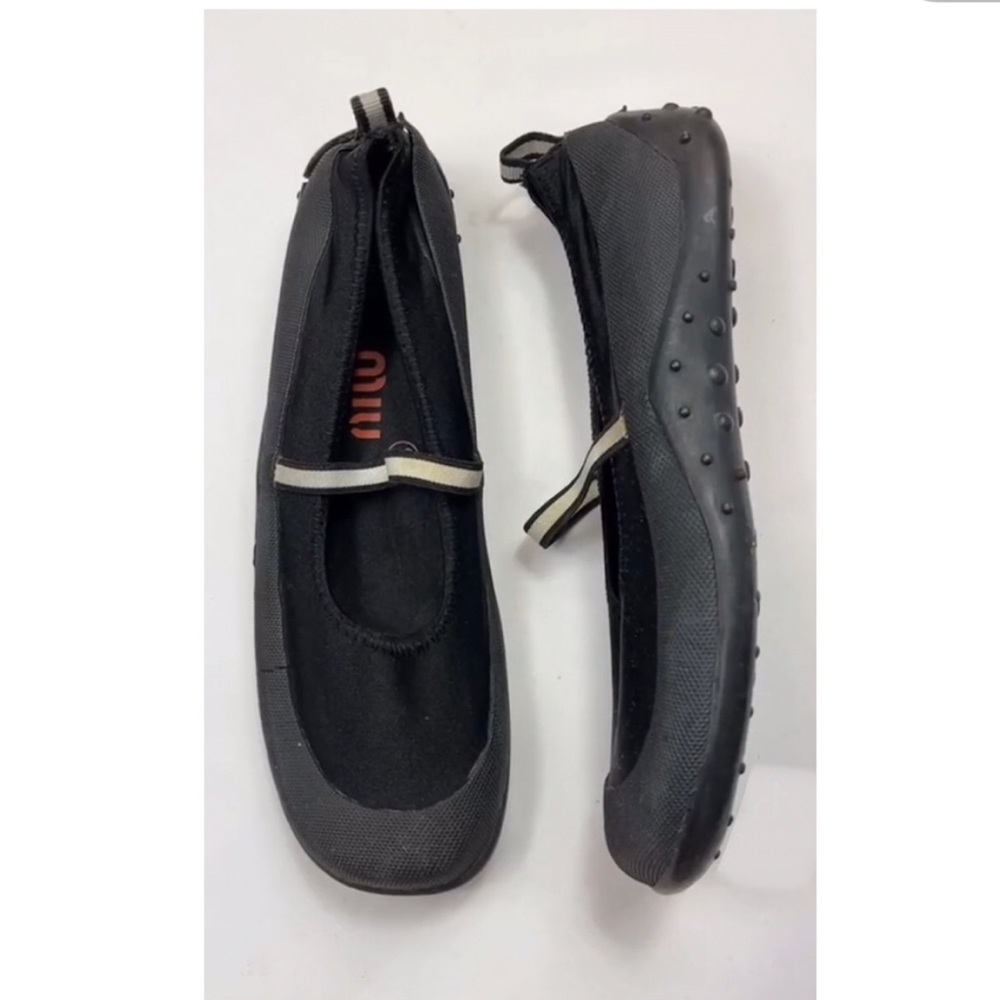 Miu miu bubble flats